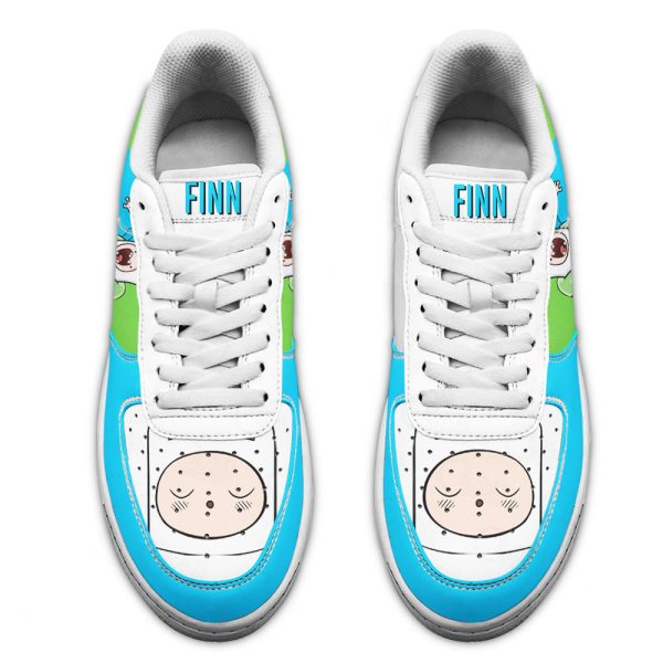 Finn The Human Air Sneakers Custom Adventure Time Shoes 3 - Perfectivy