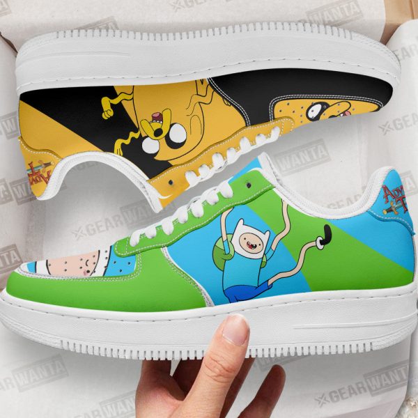 Finn And Jake Air Sneakers Custom Adventure Time Shoes 1 - Perfectivy