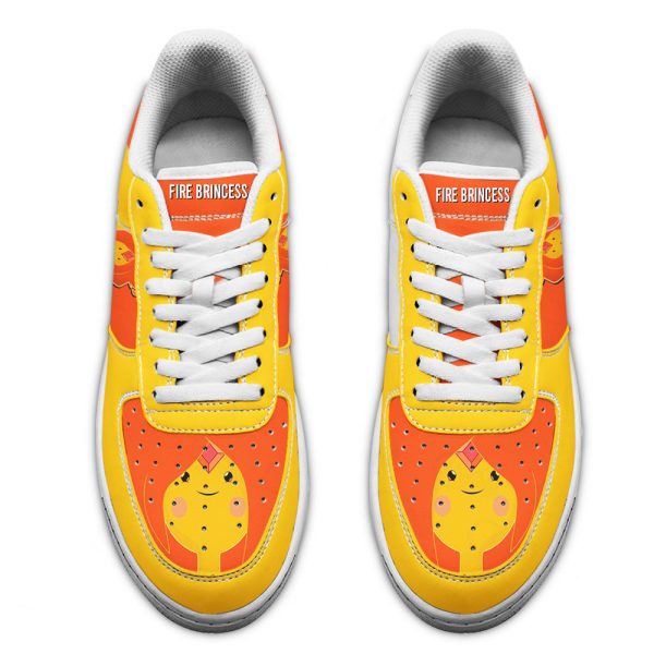 Flame Princess Phoebe Air Sneakers Custom Adventure Time Shoes 3 - Perfectivy