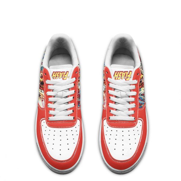 Flash Air Sneakers Custom Superhero Comic Shoes 3 - Perfectivy