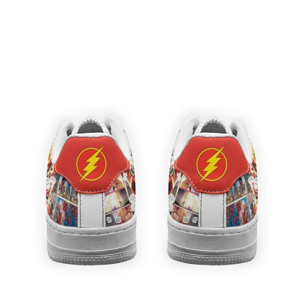 Flash Air Sneakers Custom Superhero Comic Shoes 4 - Perfectivy
