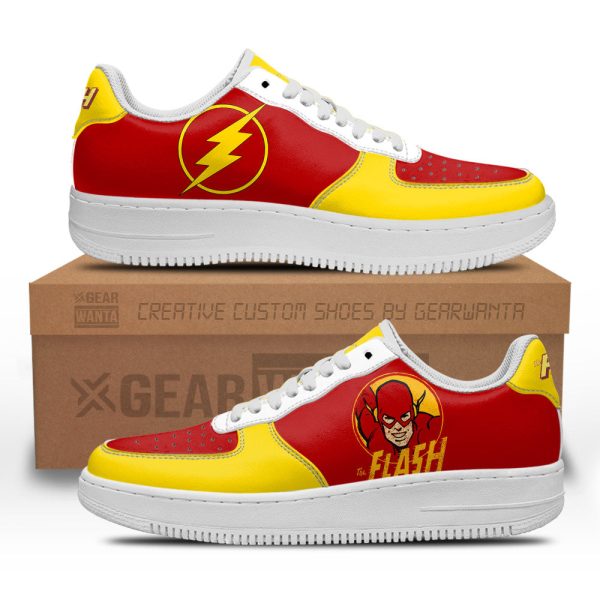 Flash Super Hero Custom Air Sneakers Qd22 1 - Perfectivy