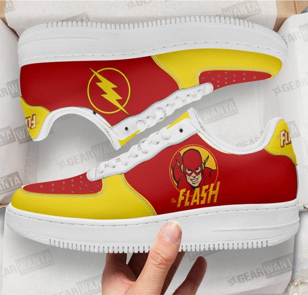 Flash Super Hero Custom Air Sneakers Qd22 2 - Perfectivy