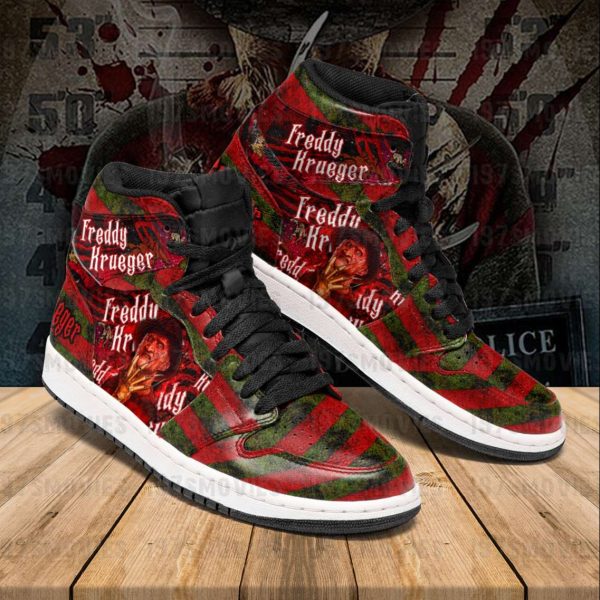 Freddy Krueger A Nightmare On Elm Street Jd Sneakers Custom Shoes 4 - Perfectivy