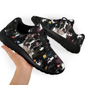 French Bulldog Sneakers Sporty Shoes Funny For Frenchie Dog Love-Gearsnkrs