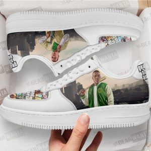 GTA Franklin Clinton Air Sneakers Custom Video Game Shoes 1 - PerfectIvy