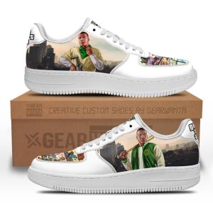 GTA Franklin Clinton Air Sneakers Custom Video Game Shoes 2 - PerfectIvy