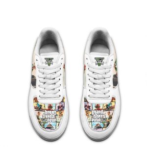 Gta Franklin Clinton Air Sneakers Custom Video Game Shoes 3 - Perfectivy