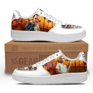 GTA Trevor Philips Air Sneakers Custom Video Game Shoes 2 - PerfectIvy