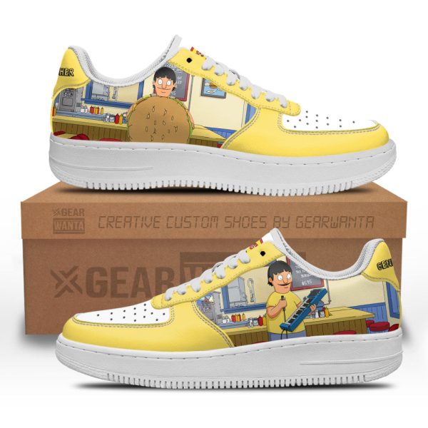 Gene Belcher Bob'S Burger Custom Air Sneakers Qd12 1 - Perfectivy