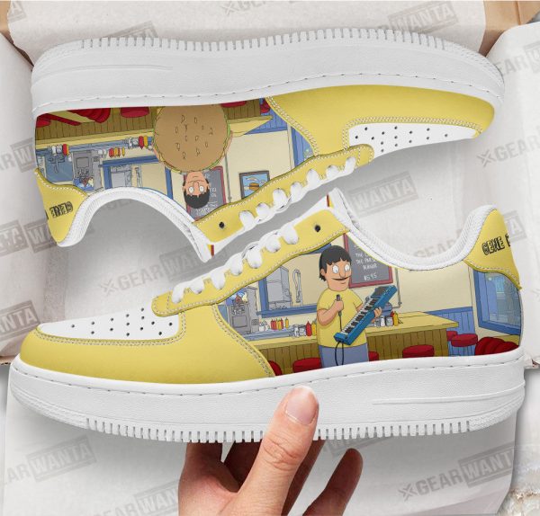 Gene Belcher Bob'S Burger Custom Air Sneakers Qd12 2 - Perfectivy