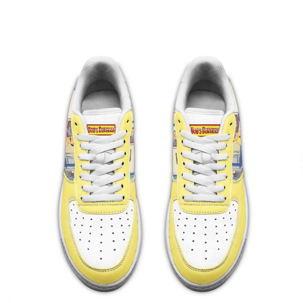 Gene Belcher Bob'S Burger Custom Air Sneakers Qd12 4 - Perfectivy