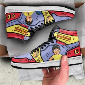 Gene Bob'S Burger J1 Shoes Custom For Cartoon Fans Sneakers Tt13 2 - Perfectivy