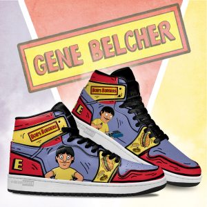 Gene Bob'S Burger J1 Shoes Custom For Cartoon Fans Sneakers Tt13 3 - Perfectivy