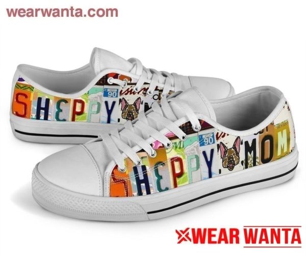 German Shepherd Mom Shoes Low Top Style For Dog Lover Nh10-Gearsnkrs