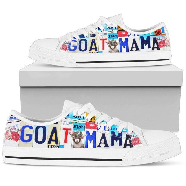 Goat Mama Women'S Sneakers For Farm Mom Nh08-Gearsnkrs