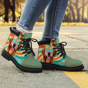Golden Retriever Dog Boots Shoes-Gearsnkrs