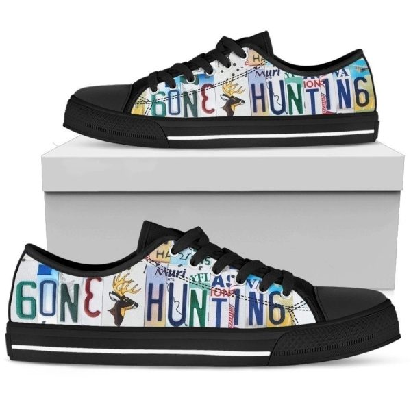 Gone Hunting Men'S Style Sneakers Gift Idea Nh08-Gearsnkrs