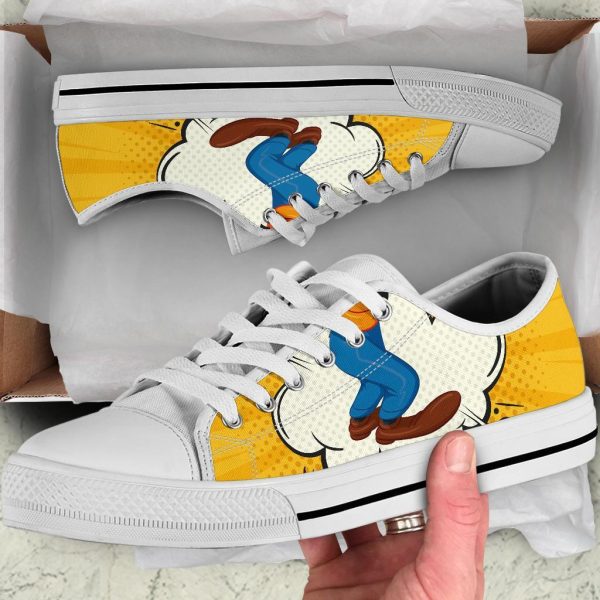 Goofy Sneakers Low Top Shoes Funny Gift Idea Pt20-Gearsnkrs