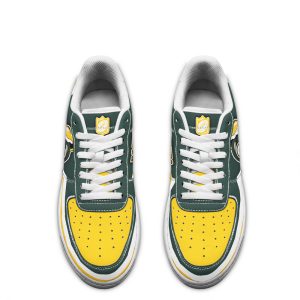 Green Bay Packers Air Sneakers Custom Force Shoes Sexy Lips For Fans-Gear Wanta