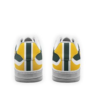 Green Bay Packers Air Sneakers Custom Force Shoes Sexy Lips For Fans-Gearsnkrs