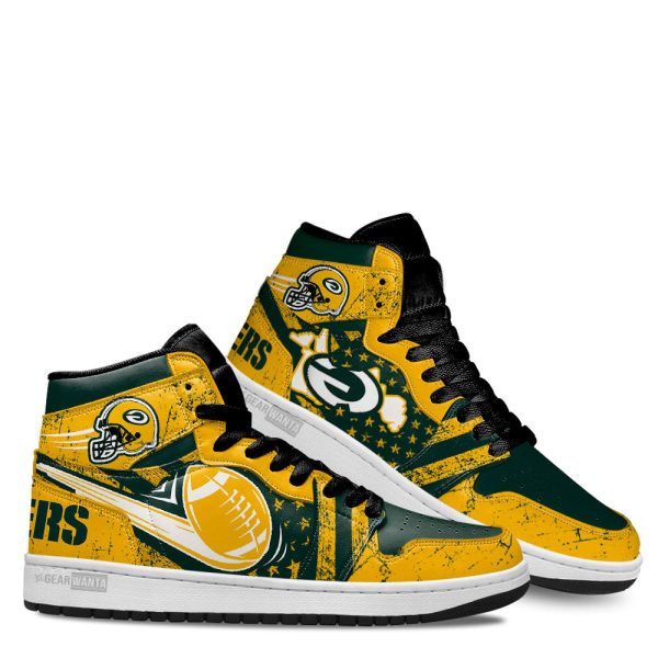 Green Bay Packers Football Team J1 Shoes Custom For Fans Sneakers Tt13 3 - Perfectivy