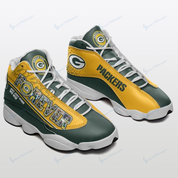 Green Bay Packers J13 Shoes Custom Forever-Gearsnkrs
