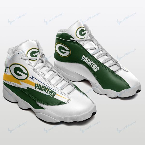 Green Bay Packers J13 Shoes Custom Sneakers Perfect Gift-Gearsnkrs