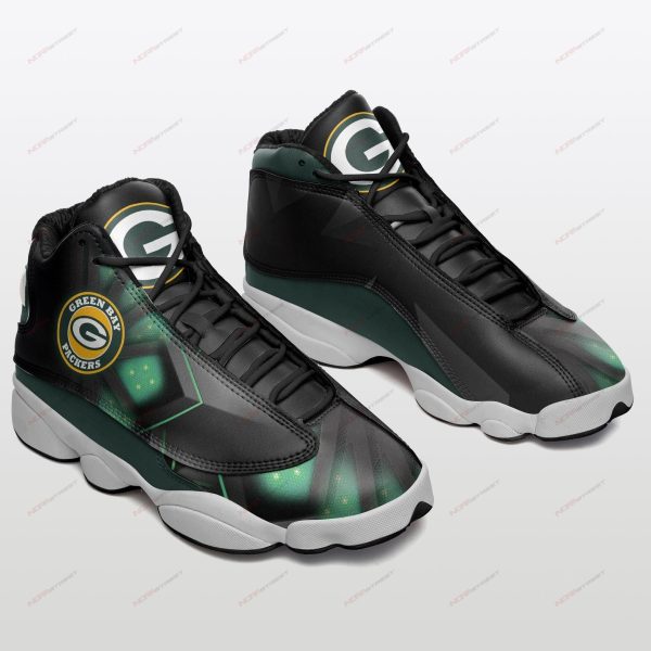 Green Bay Packers J13 Sneakers Sport Shoes-Gearsnkrs