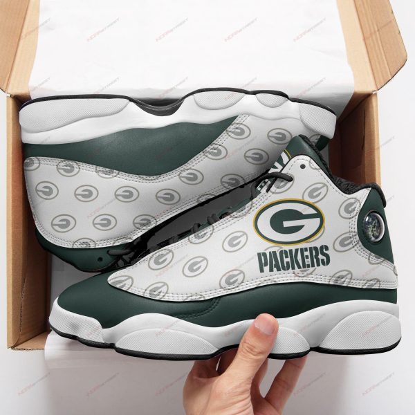 Green Bay Packers J13 Sneakers Sport Shoes-Gearsnkrs