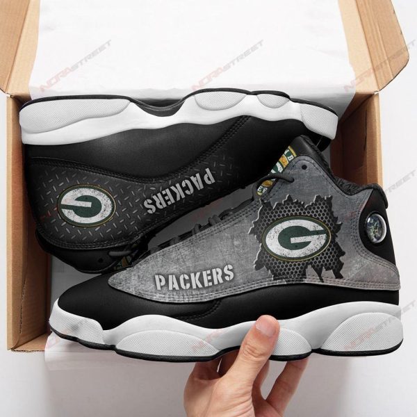 Green Bay Packers J13 Sneakers Sport Shoes-Gearsnkrs