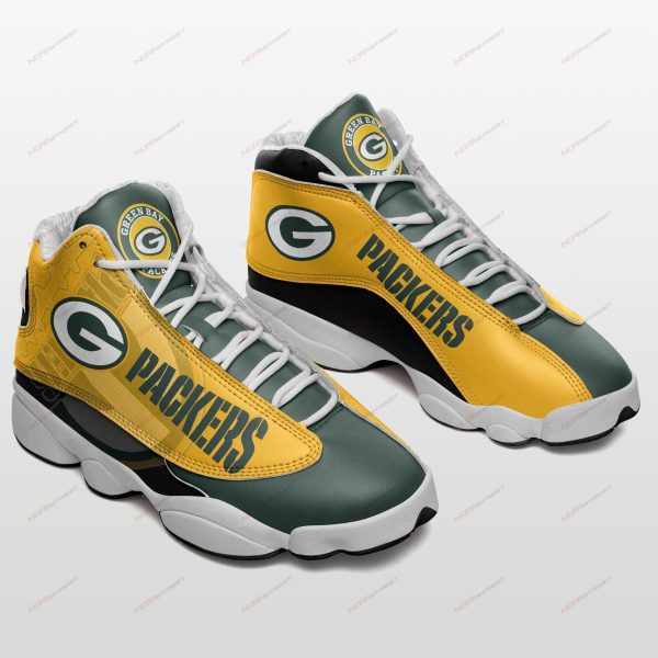 Green Bay Packers J13 Sneakers Sport Shoes-Gearsnkrs
