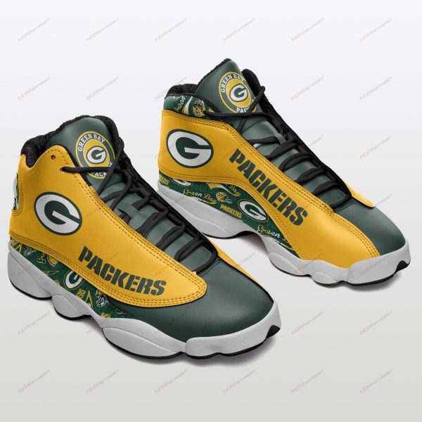 Green Bay Packers J13 Sneakers Sport Shoes-Gearsnkrs