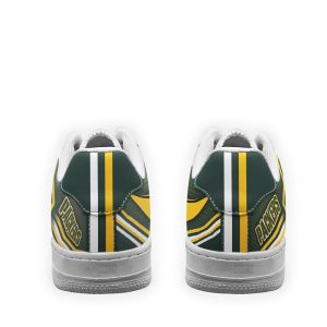 Green Packers Air Sneakers Custom Force Shoes For Fans-Gearsnkrs