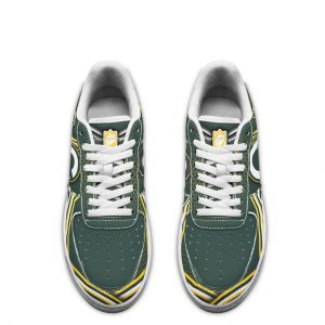 Green Packers Air Sneakers Custom Force Shoes For Fans-Gear Wanta