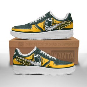 Green Bay Packers Air Shoes Custom NAF Sneakers For Fans-Gear Wanta