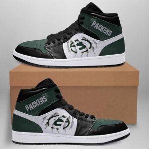 Green Bay Packers team Custom Shoes Sneakers ke-Gear Wanta