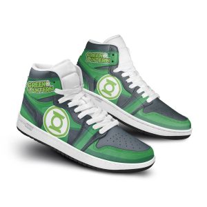 Green Lantern J1 Shoes Custom Super Heroes Sneakers-Gearsnkrs