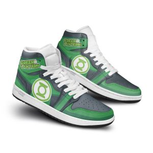 Green Lantern Air J1 Shoes Custom Superhero Jd Sneakers 2 - Perfectivy