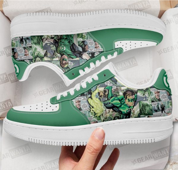Green Latern Air Sneakers Custom Superhero Comic Shoes 1 - Perfectivy
