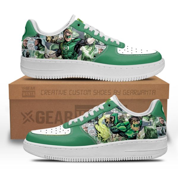 Green Latern Air Sneakers Custom Superhero Comic Shoes 2 - Perfectivy