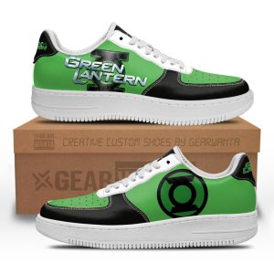 Green Latern Super Hero Custom Air Sneakers QD22 1 - PerfectIvy