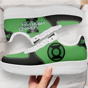 Green Latern Super Hero Custom Air Sneakers QD22 2 - PerfectIvy
