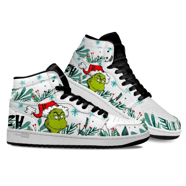 Grinch J1 Sneakers Custom For Christmas Gifts 3 - Perfectivy