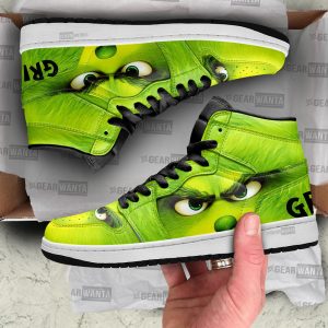 Grinch Costume J1 Sneakers Custom For Christmas 1 - PerfectIvy