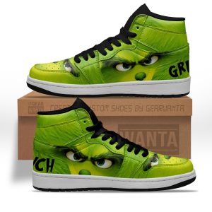 Grinch Costume J1 Sneakers Custom For Christmas 2 - PerfectIvy