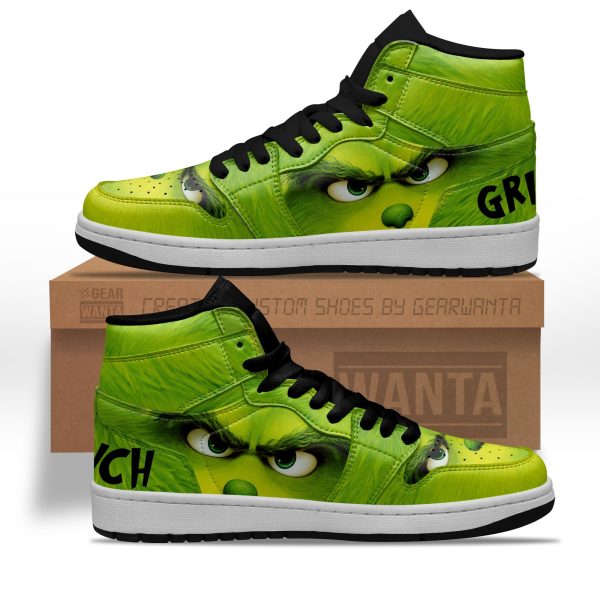 Grinch Costume J1 Sneakers Custom For Christmas 2 - Perfectivy