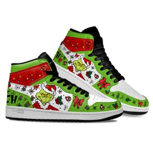 Grinch Xmas J1 Sneakers Custom For Christmas 3 - Perfectivy