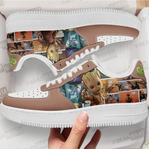 Groot Air Sneakers Custom Superhero Comic Shoes 1 - PerfectIvy