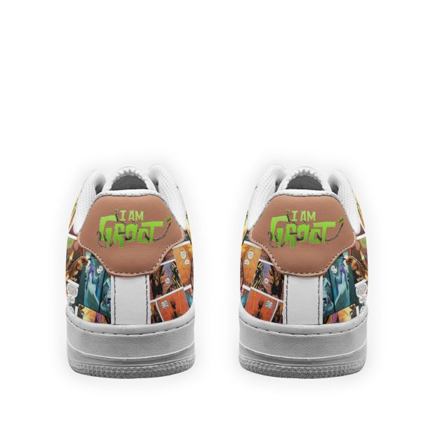 Groot Air Sneakers Custom Superhero Comic Shoes 4 - Perfectivy